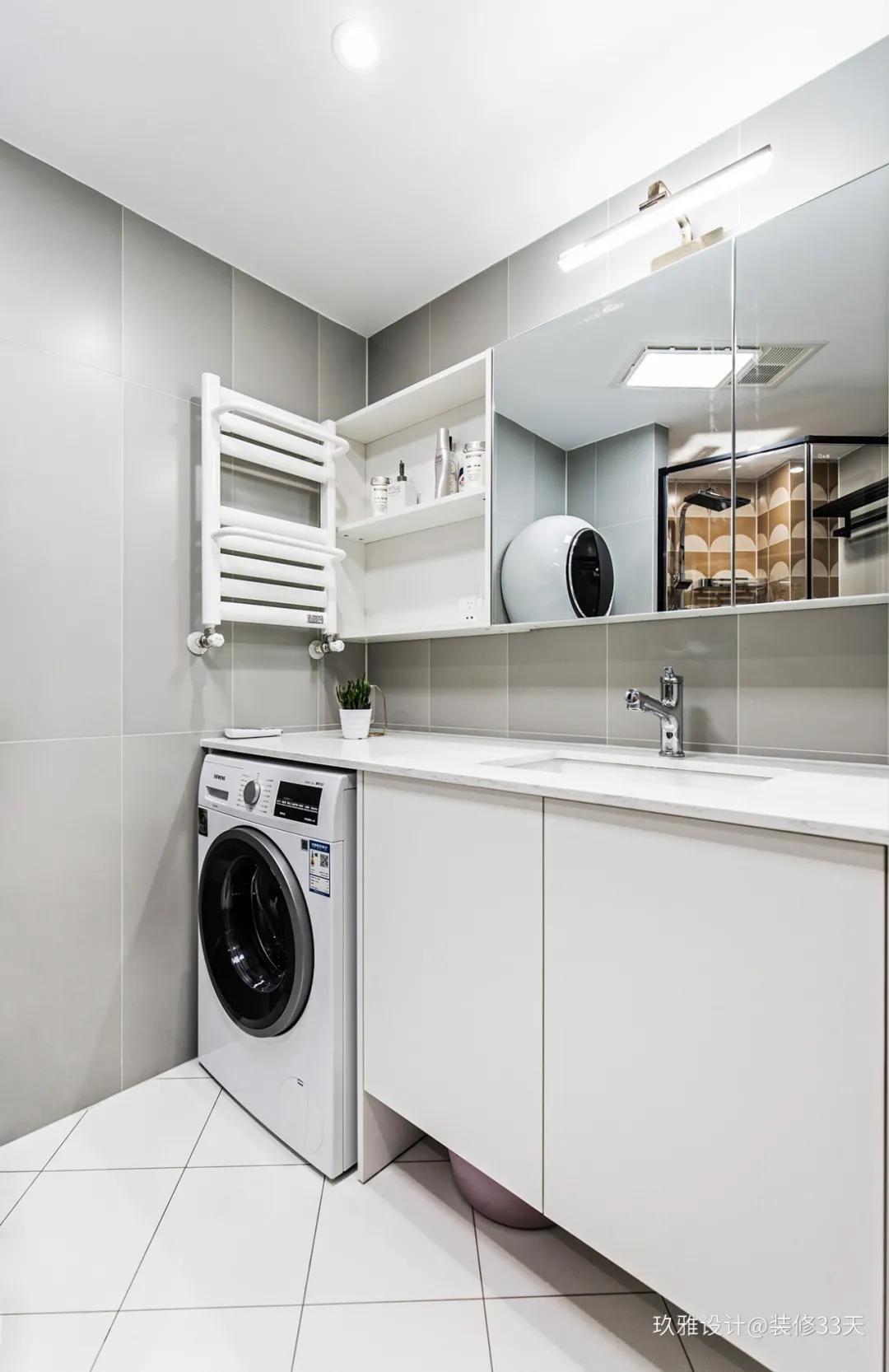 洗手盆上面可以不安装镜子吗,洗手台的镜子对着门怎样装修好