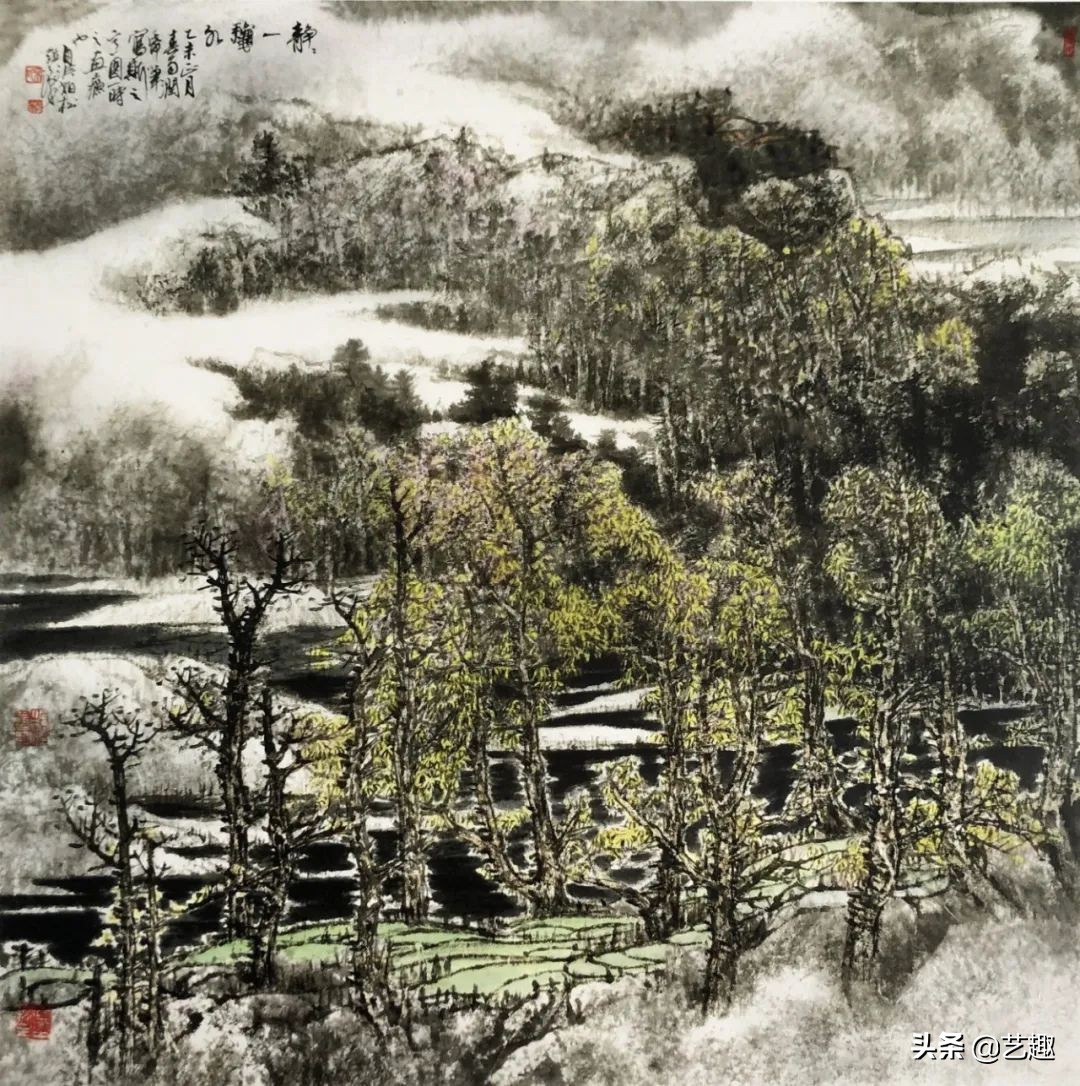 江南情韵书法作品欣赏,江南情韵书画作品