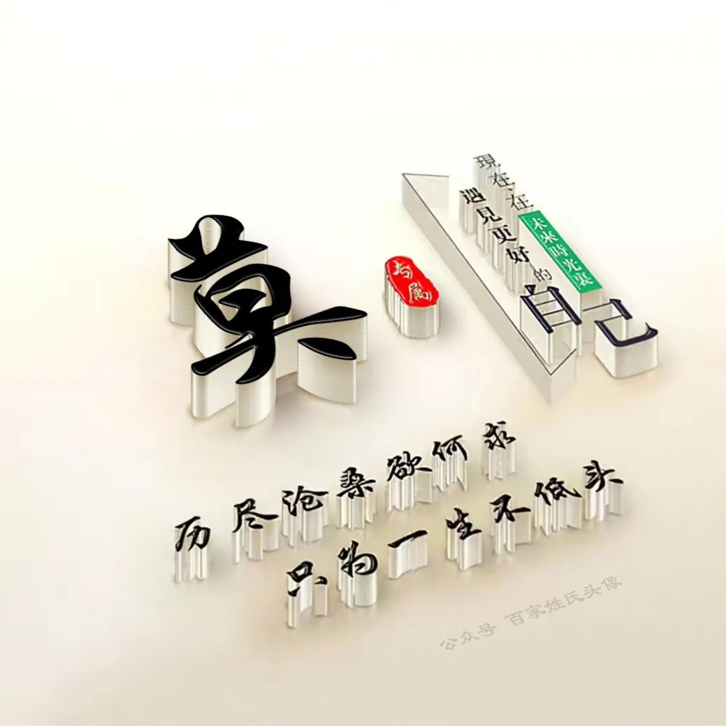 励志头像2023最新款姓氏,励志姓氏头像大全2023最新版的