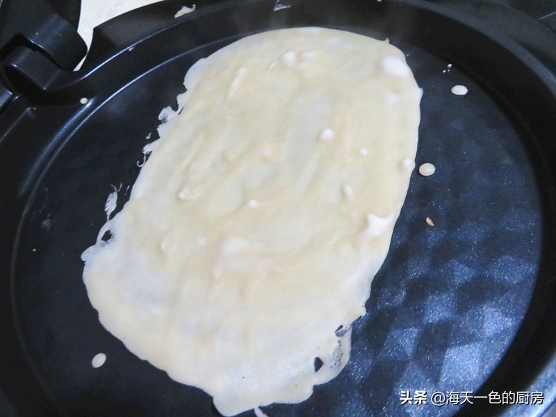 韭菜加山东煎饼的家常做法,正宗山东韭菜煎饼的做法全过程