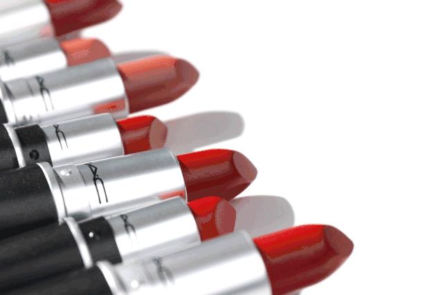 mac口红rubywoo和迪奥999哑光,mac口红子弹头小辣椒chili602