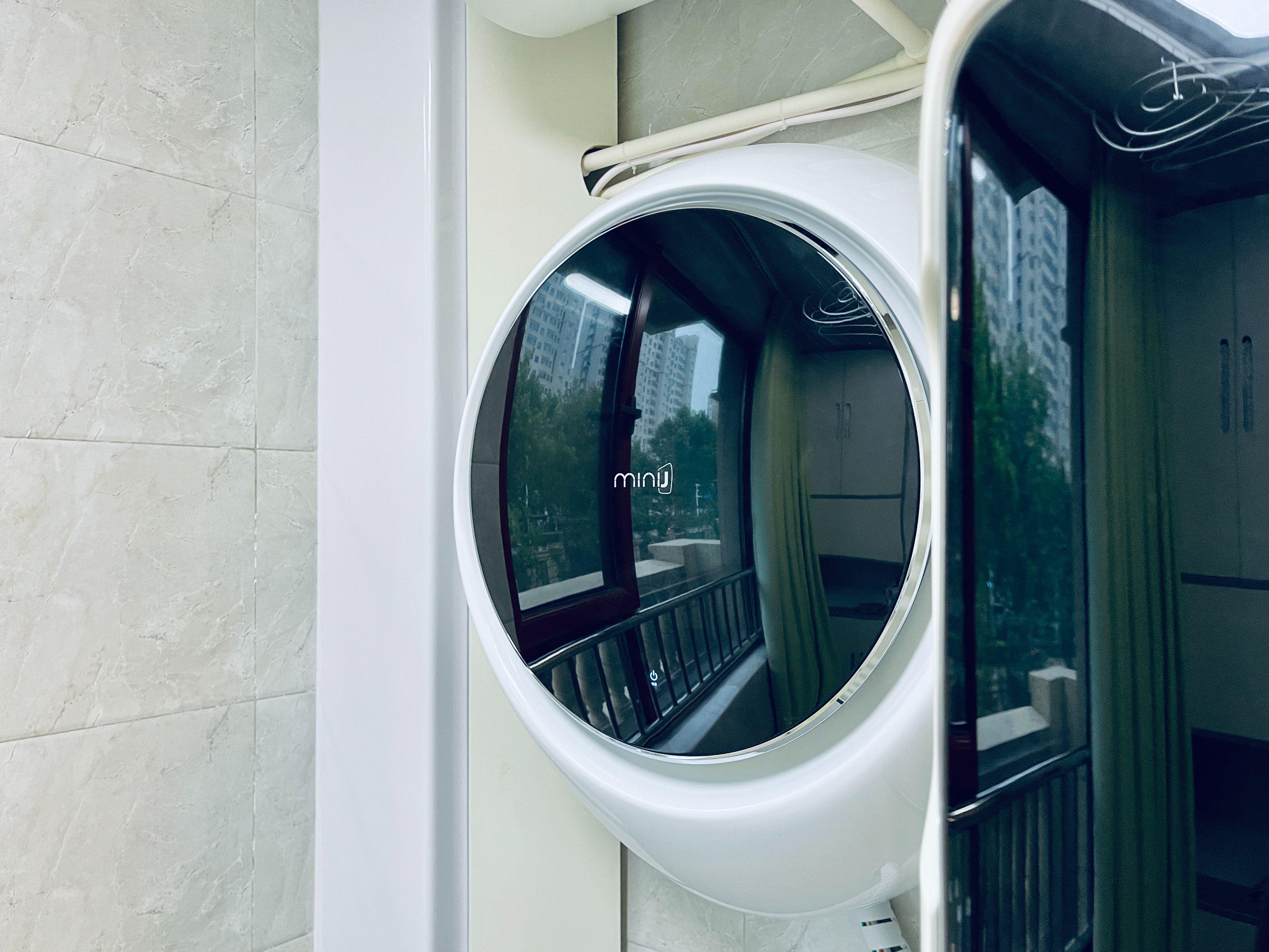 一字型洗衣房怎么布置好看,一平米洗衣房晾衣设计