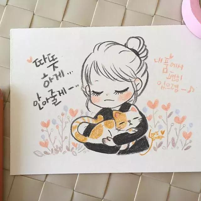 100张简笔画小学生,100张简笔花朵铅笔画