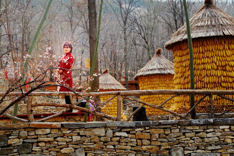 费县古村落景区,费县千年古村利山涧