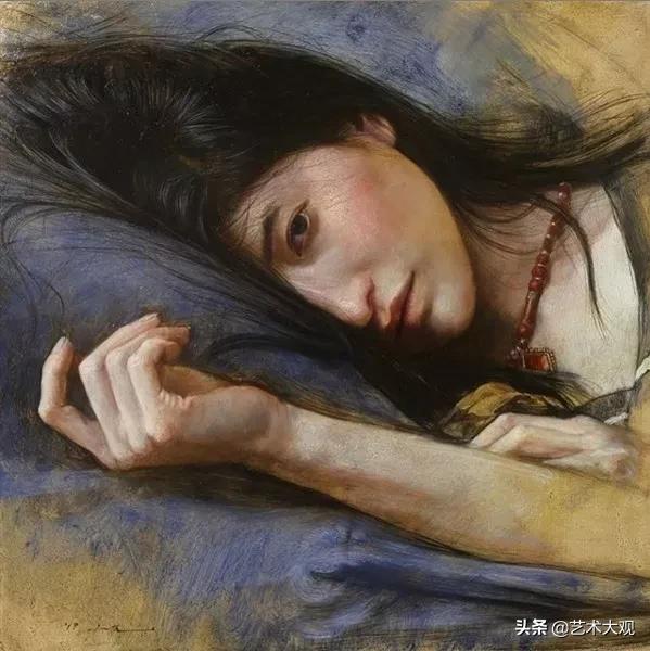 当代西方女画家油画赏析,日本大师级油画作品