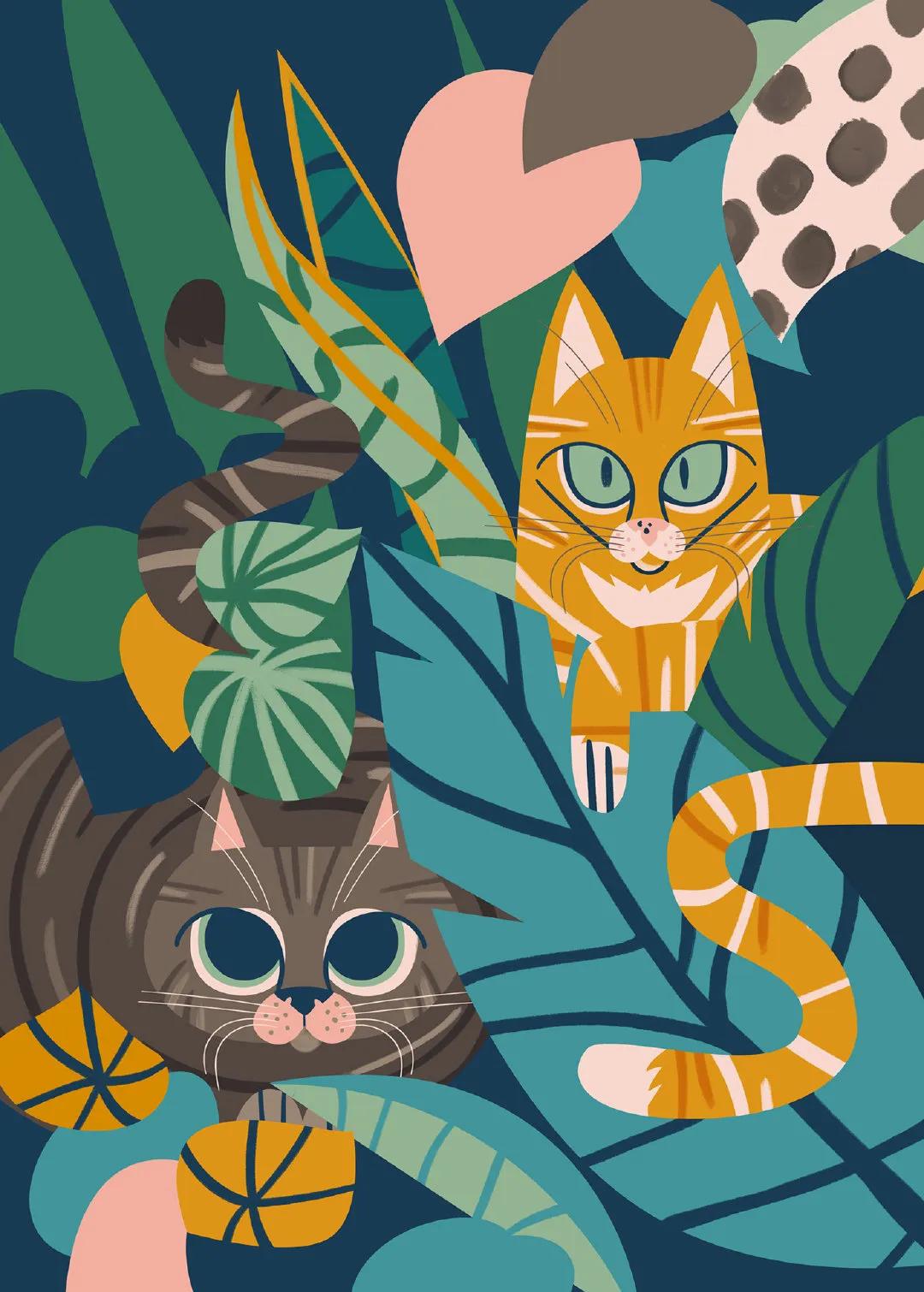 韩国插画师yoovora作品欣赏,澳大利亚插画师loika作品欣赏