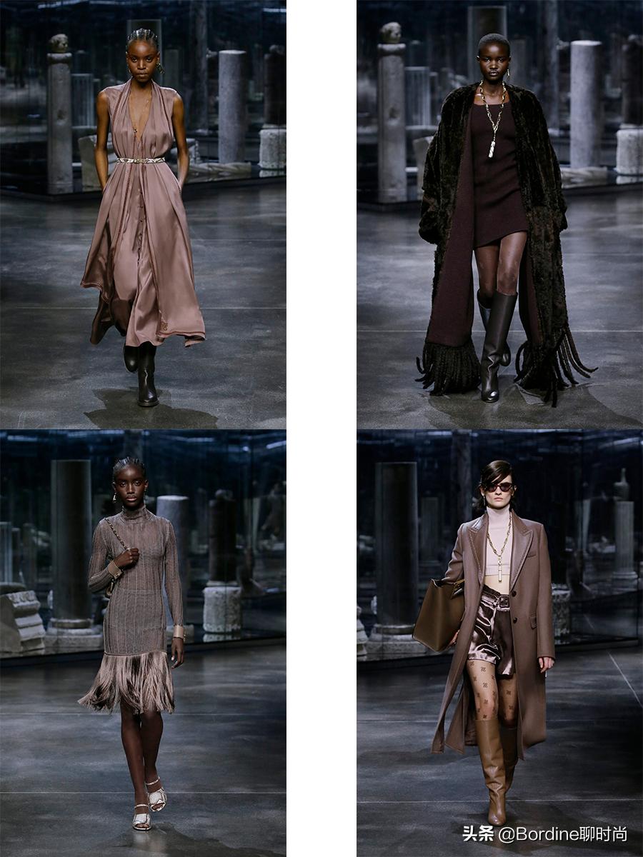 Fendi2021秋冬，芬迪，传承的优雅，简单轮廓中更为潮流时尚
