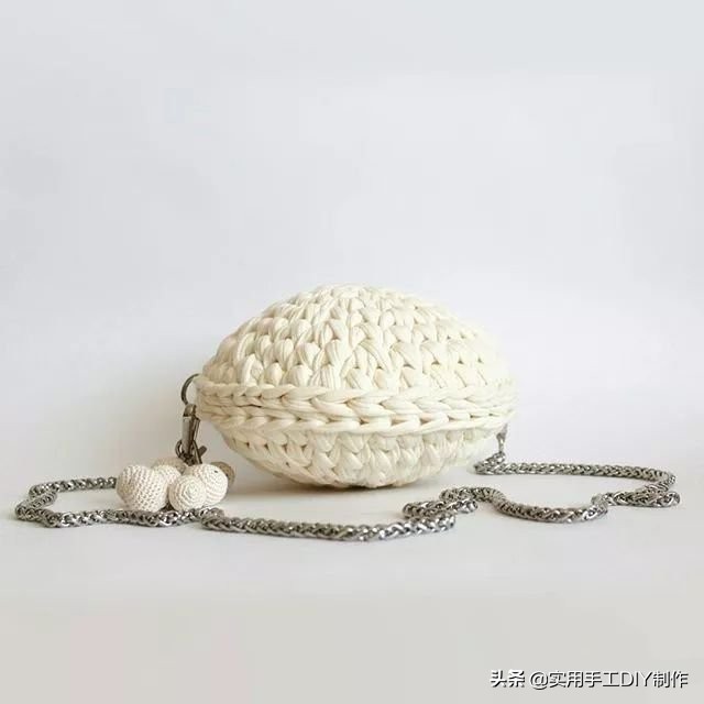 各种圆包包的钩织教程,多种漂亮包包的钩织图解
