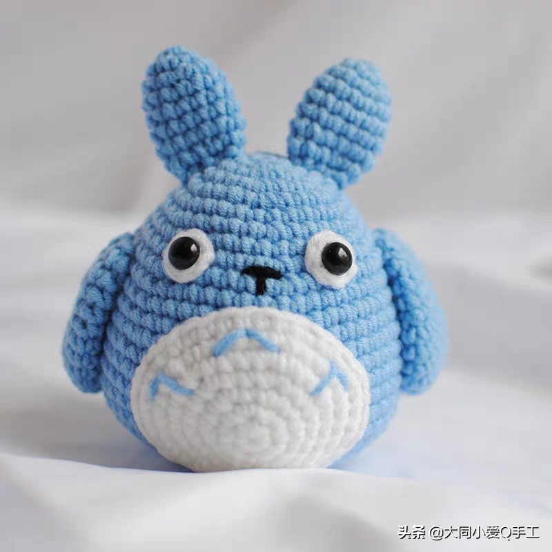 冰条钩织龙猫 (龙猫钩织图解)