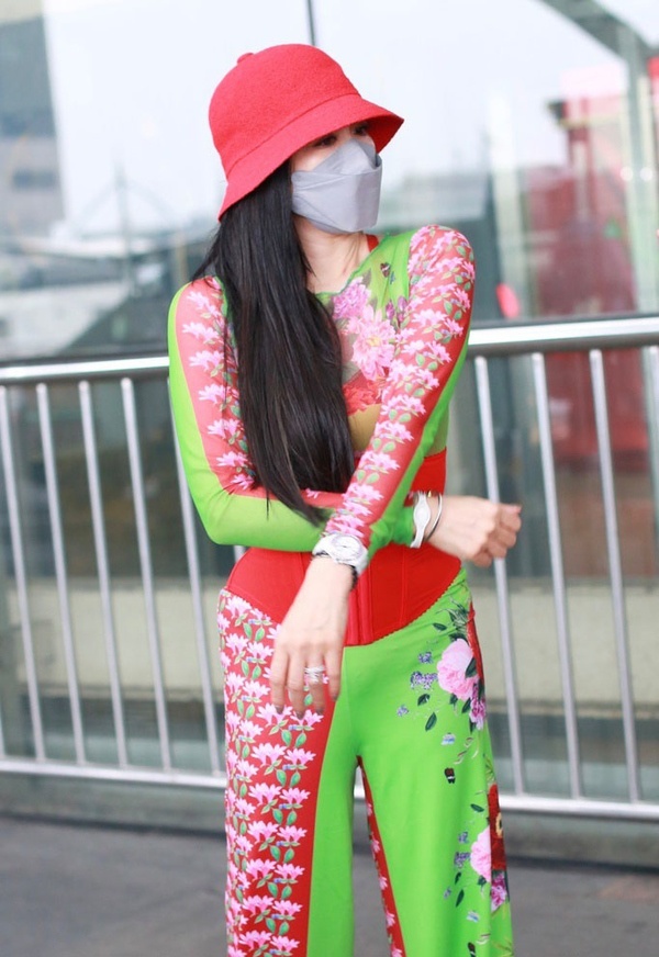 钟丽缇绿瘦,钟丽缇红装