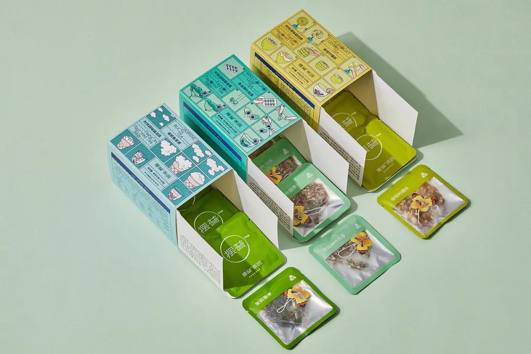 花茶包装的特色之处,养生花茶的包装