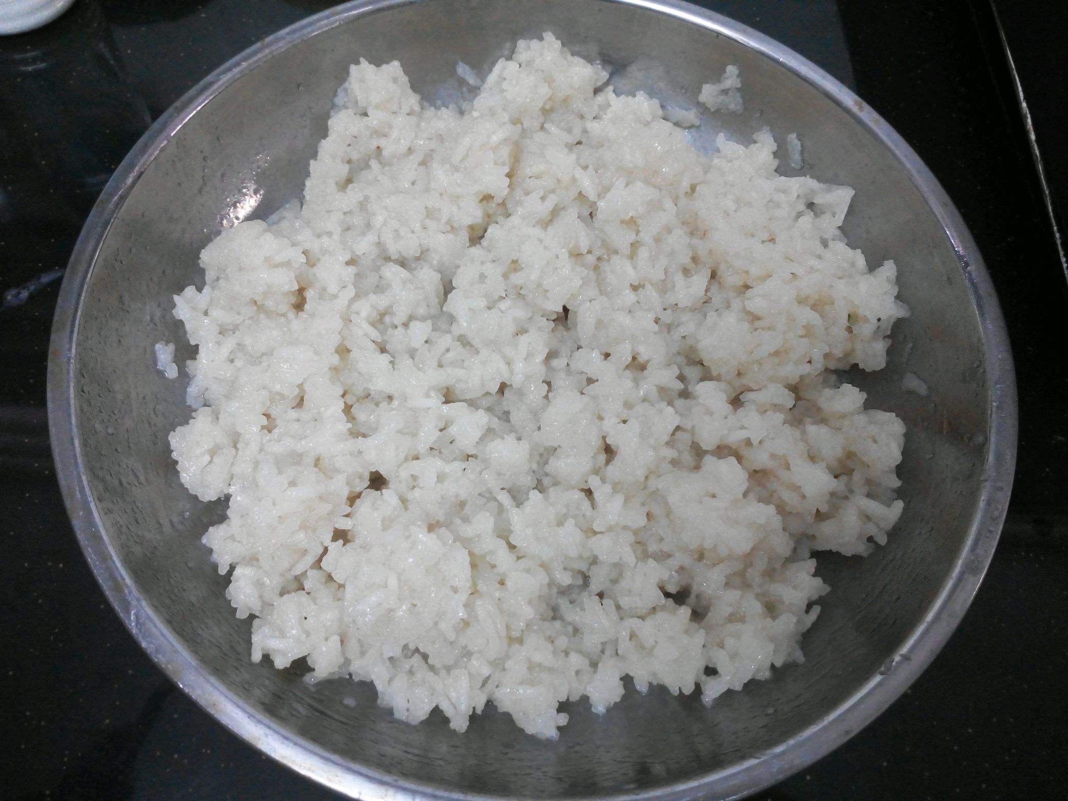 糯米别再熬粥了加一把黑米软糯,糯米别再煮着吃了