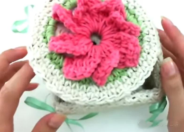 废旧光盘钩针收纳,可以钩什么物件好看又实用