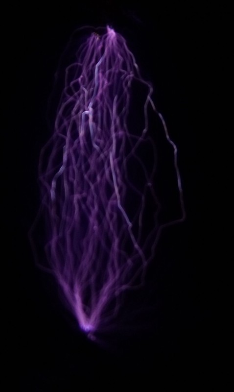 自制特斯拉线圈蜡烛,自制超大电弧特斯拉线圈