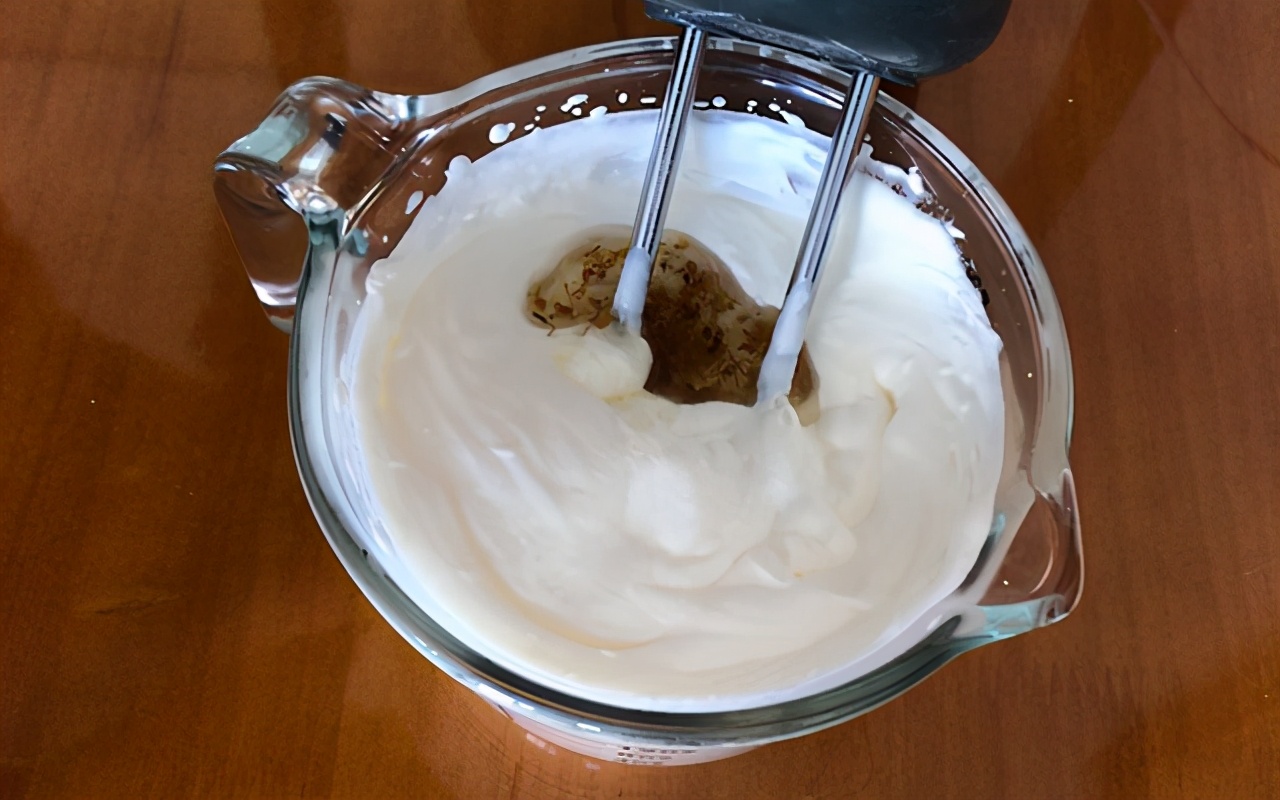 带桂花的甜品,桂花蛋糕甜品