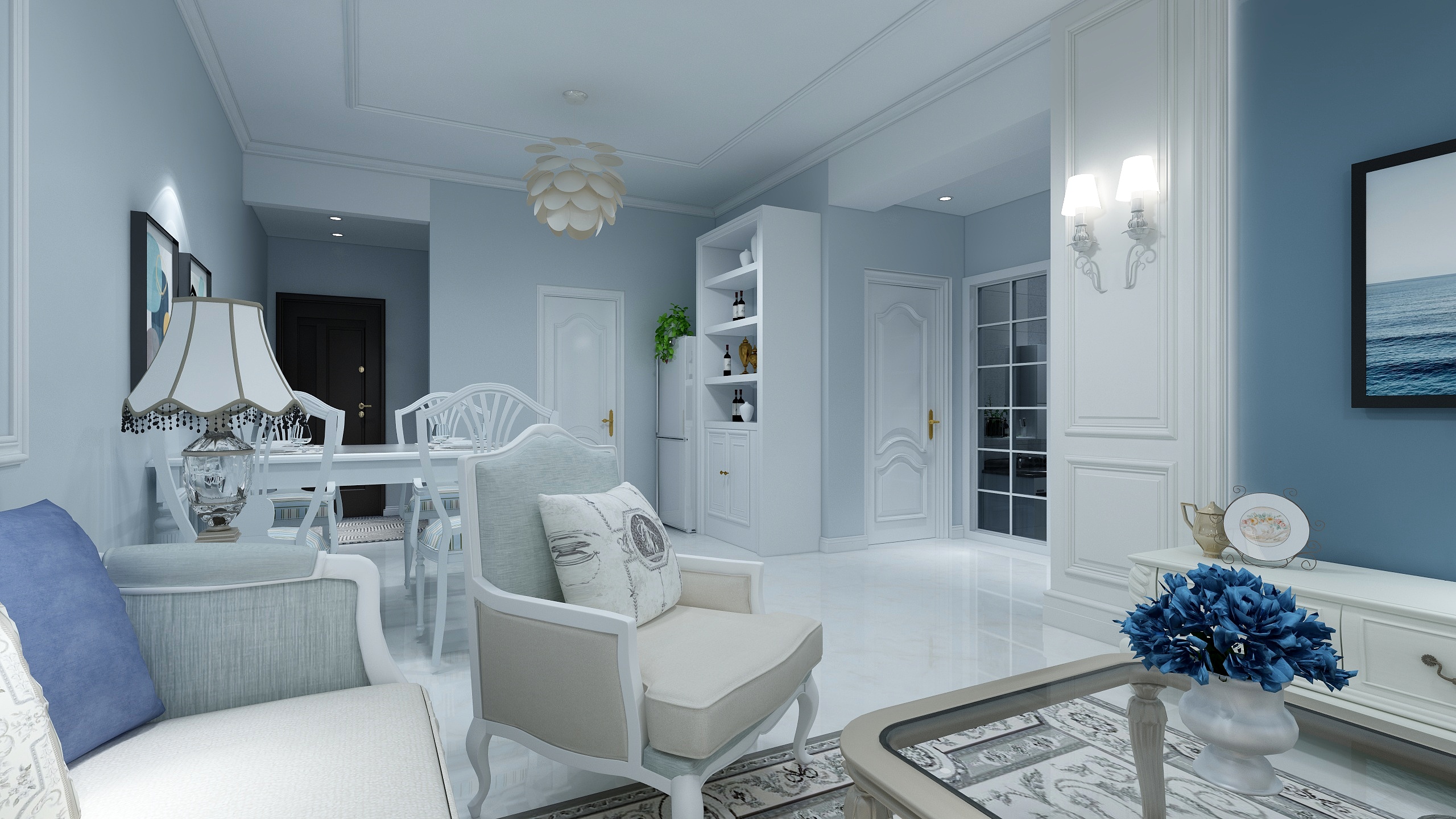 一丝浪漫的简欧风,你心中的简欧风