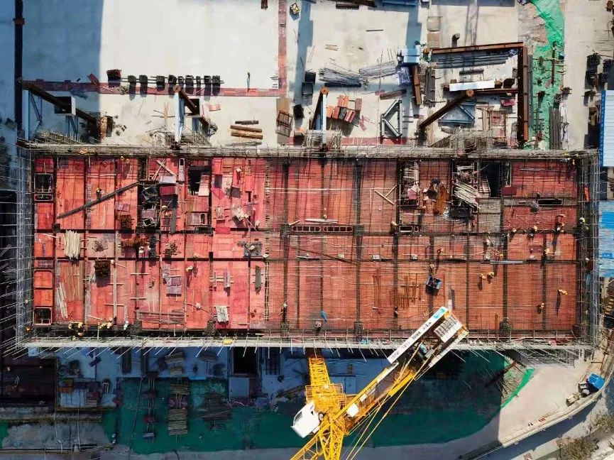 新年工地开工忙,广州南站新建项目