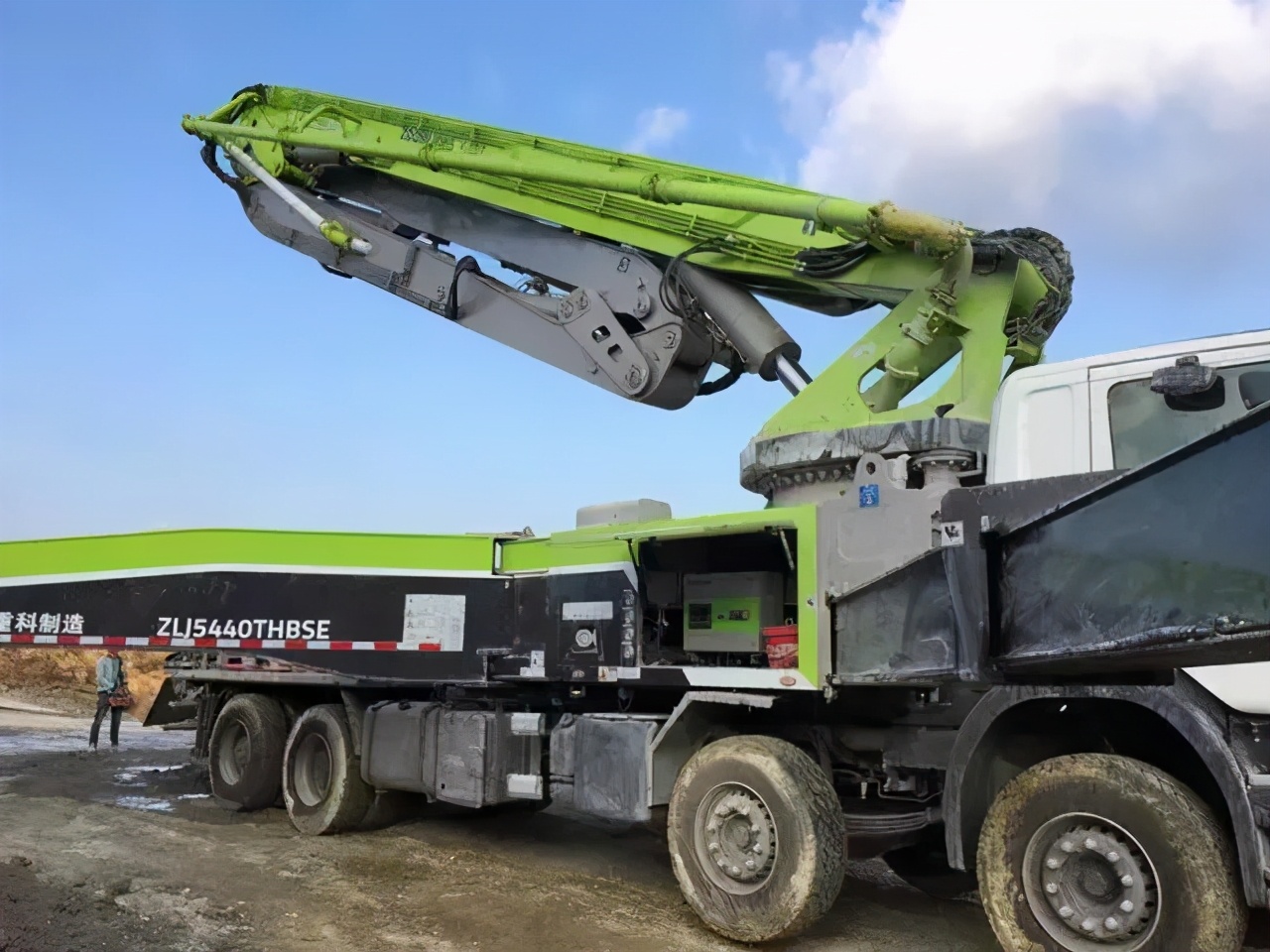 斯堪尼亚73米泵车,斯堪尼亚56m泵车