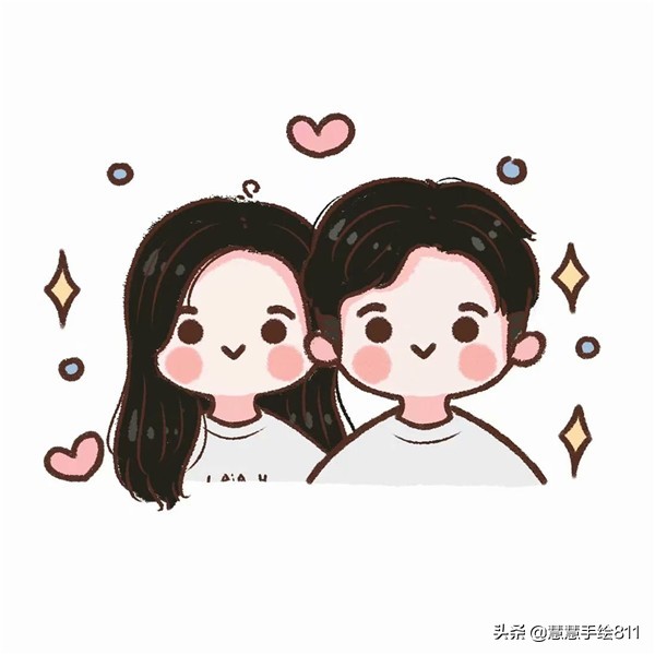 卡通头像女生简单可爱图文,卡通手绘可爱头像女生