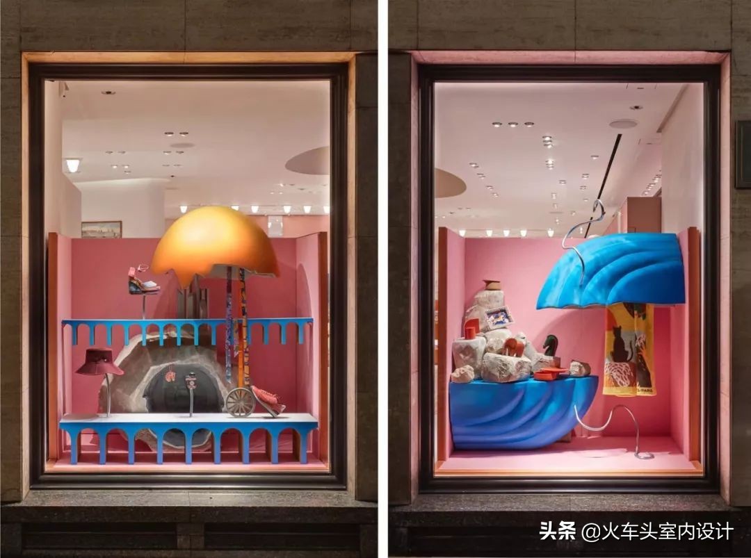 爱马仕2023橱窗设计最新款,爱马仕2022橱窗设计效果图