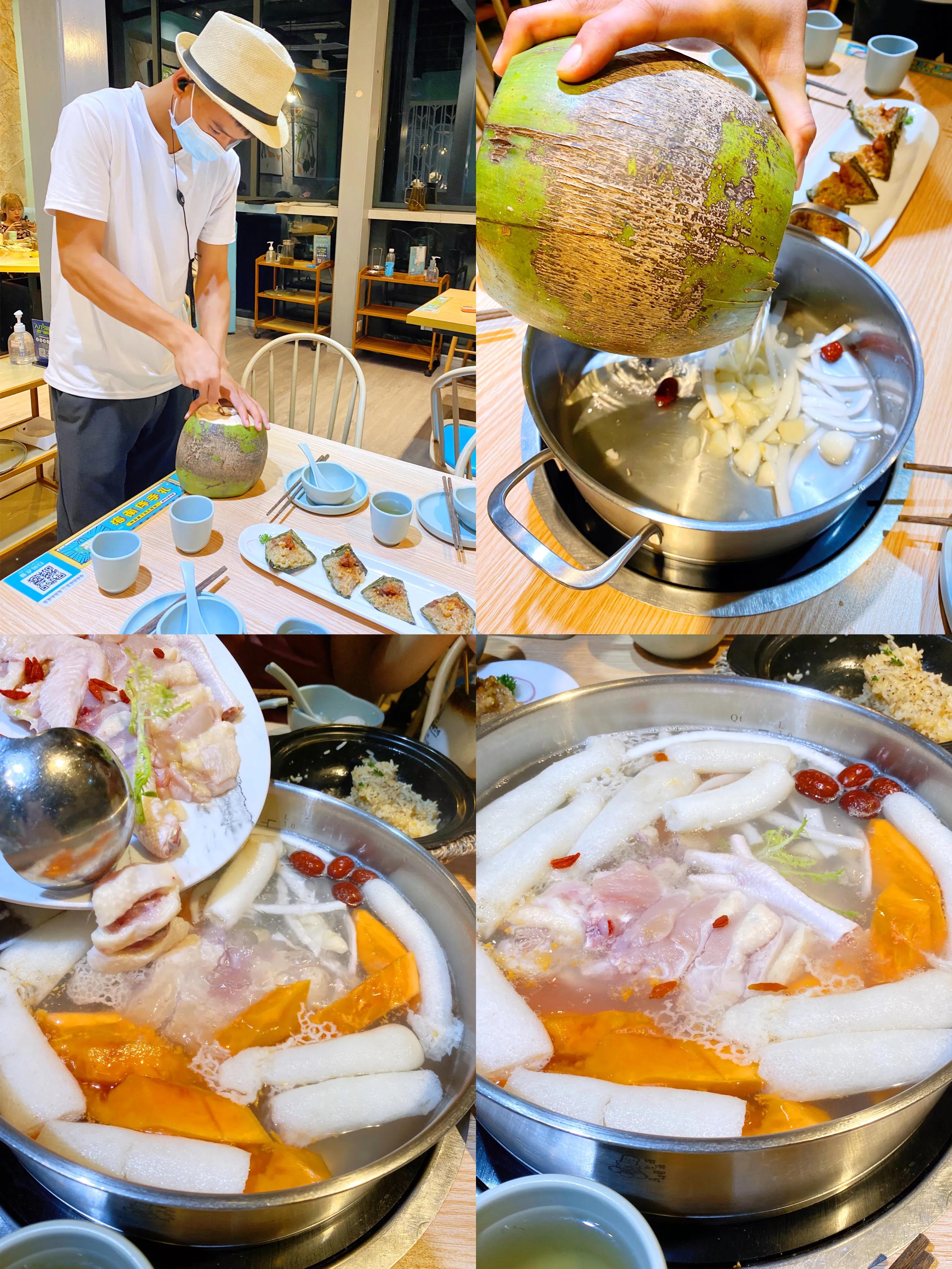三亚椰子鸡网红餐厅,三亚美食网红