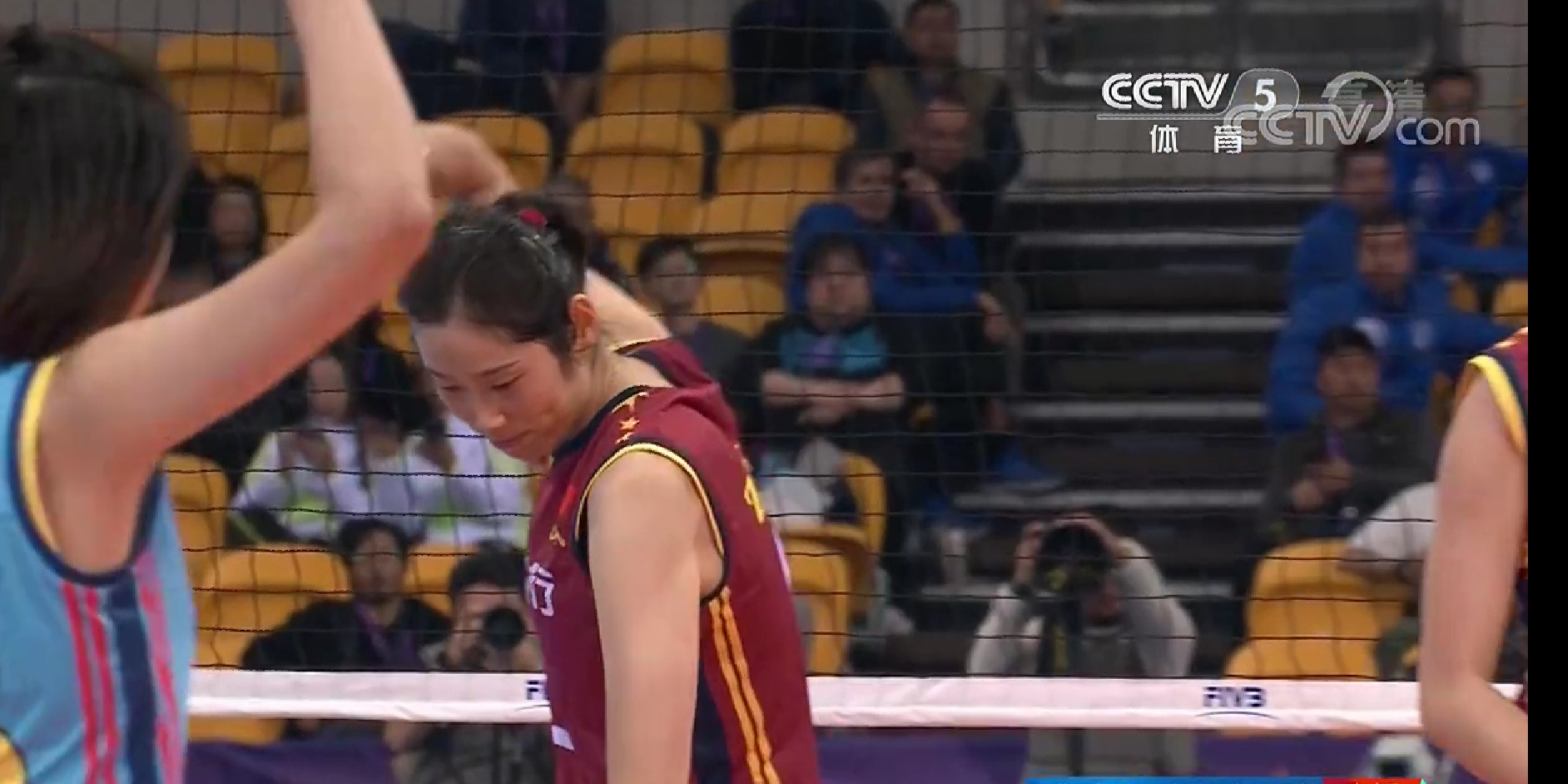 李盈莹朱婷天津队对阵恒大队,朱婷手腕受伤世俱杯