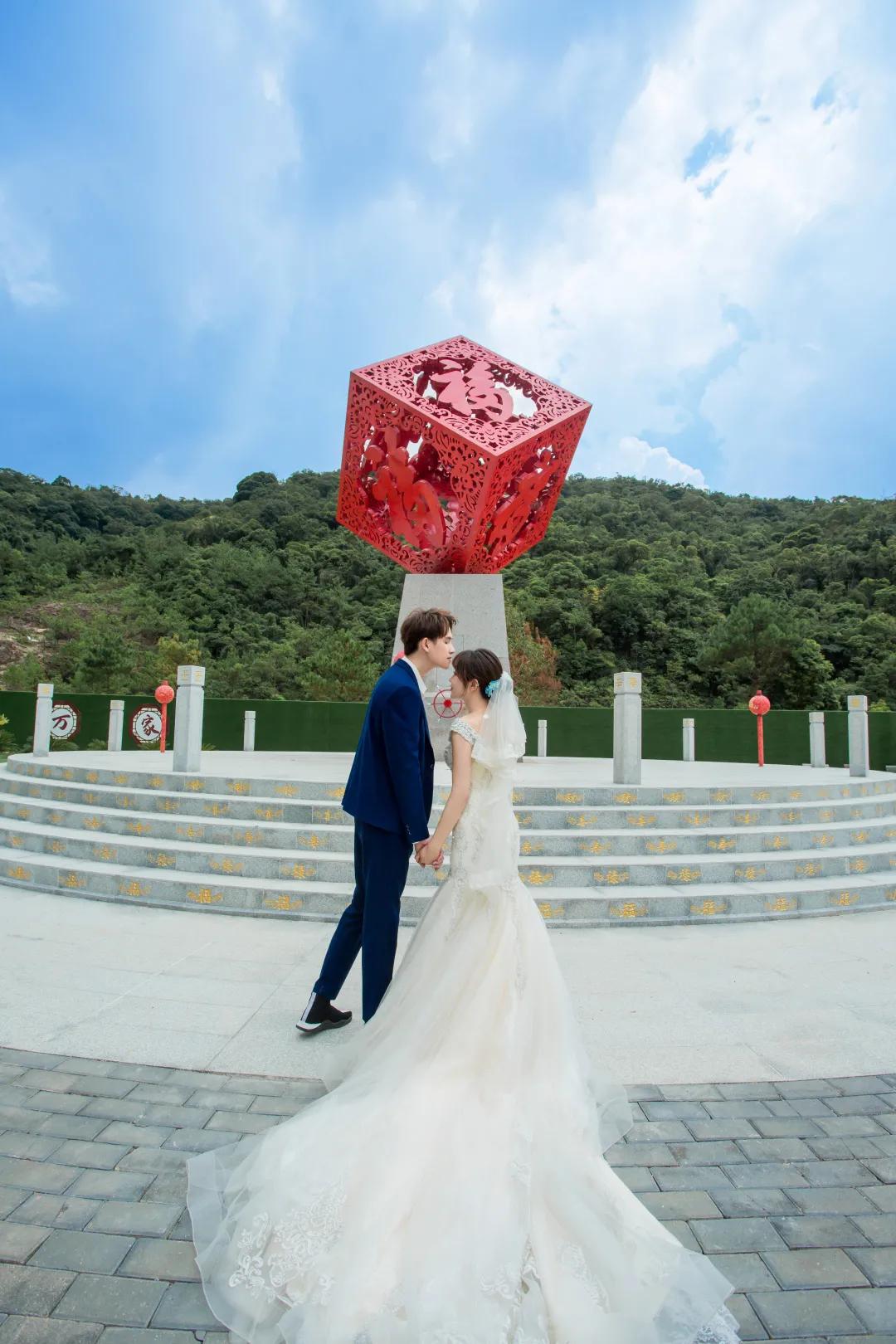 观音山婚纱照怎么拍,厦门旅拍婚纱照观音山