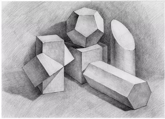 素描基础几何体圆柱体,零基础素描教程快速学会几何体