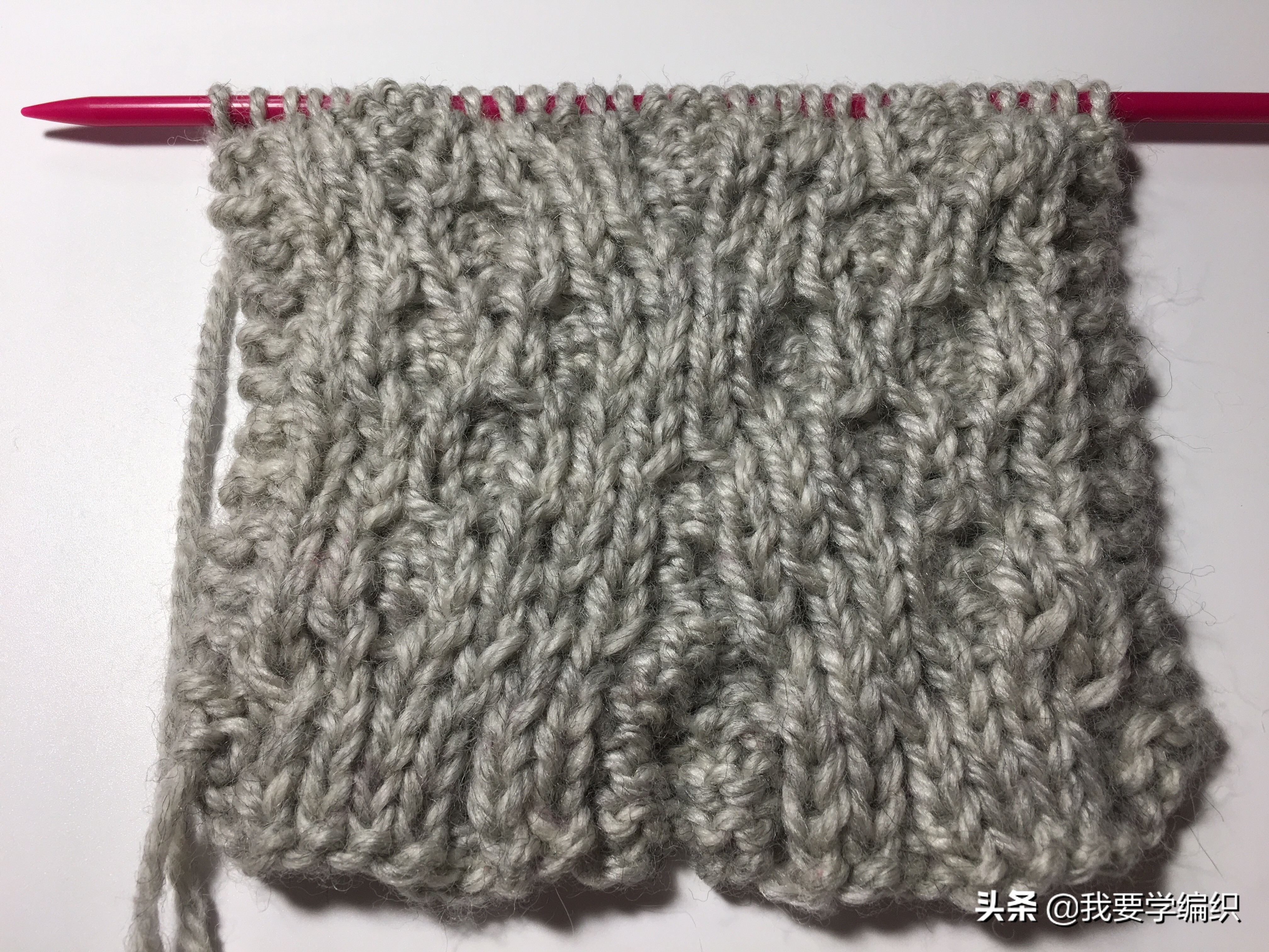 双扭麻花围巾教程,经典麻花围巾教程