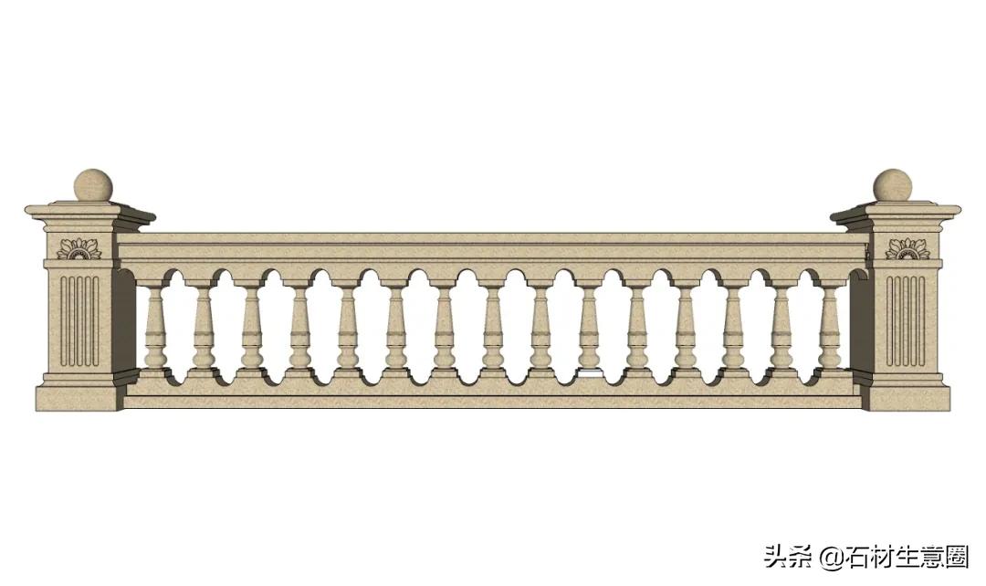 石材栏杆高档,天然石材栏杆样式
