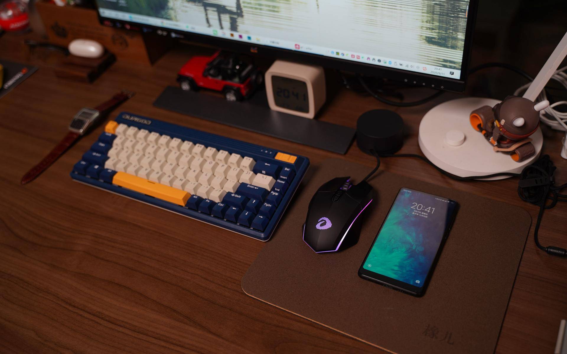 达尔优鼠标em910防滑贴,达尔优牧马人em910鼠标