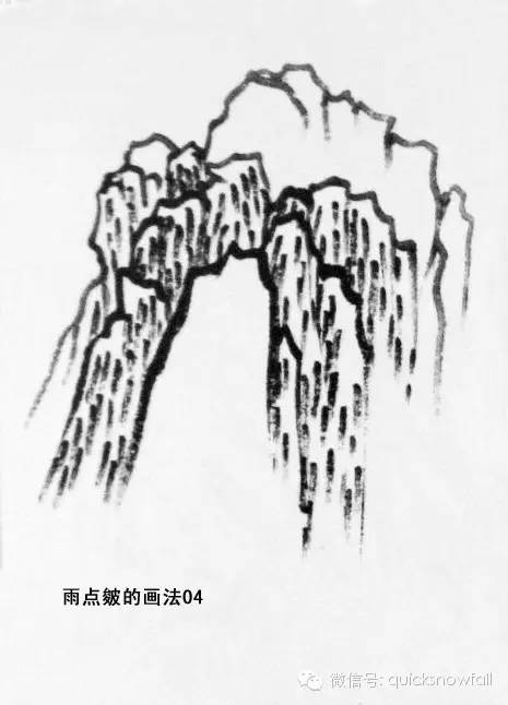 北派山水画山石画法,山水画技法山石的基本画法解析