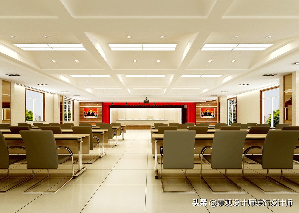 多功能厅设计案例参考图,家庭多功能厅装修效果图