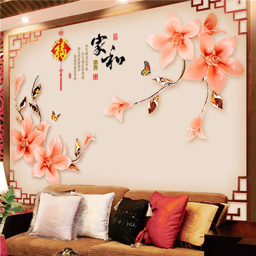 背景墙贴画选购小窍门,背景墙贴画怎么贴