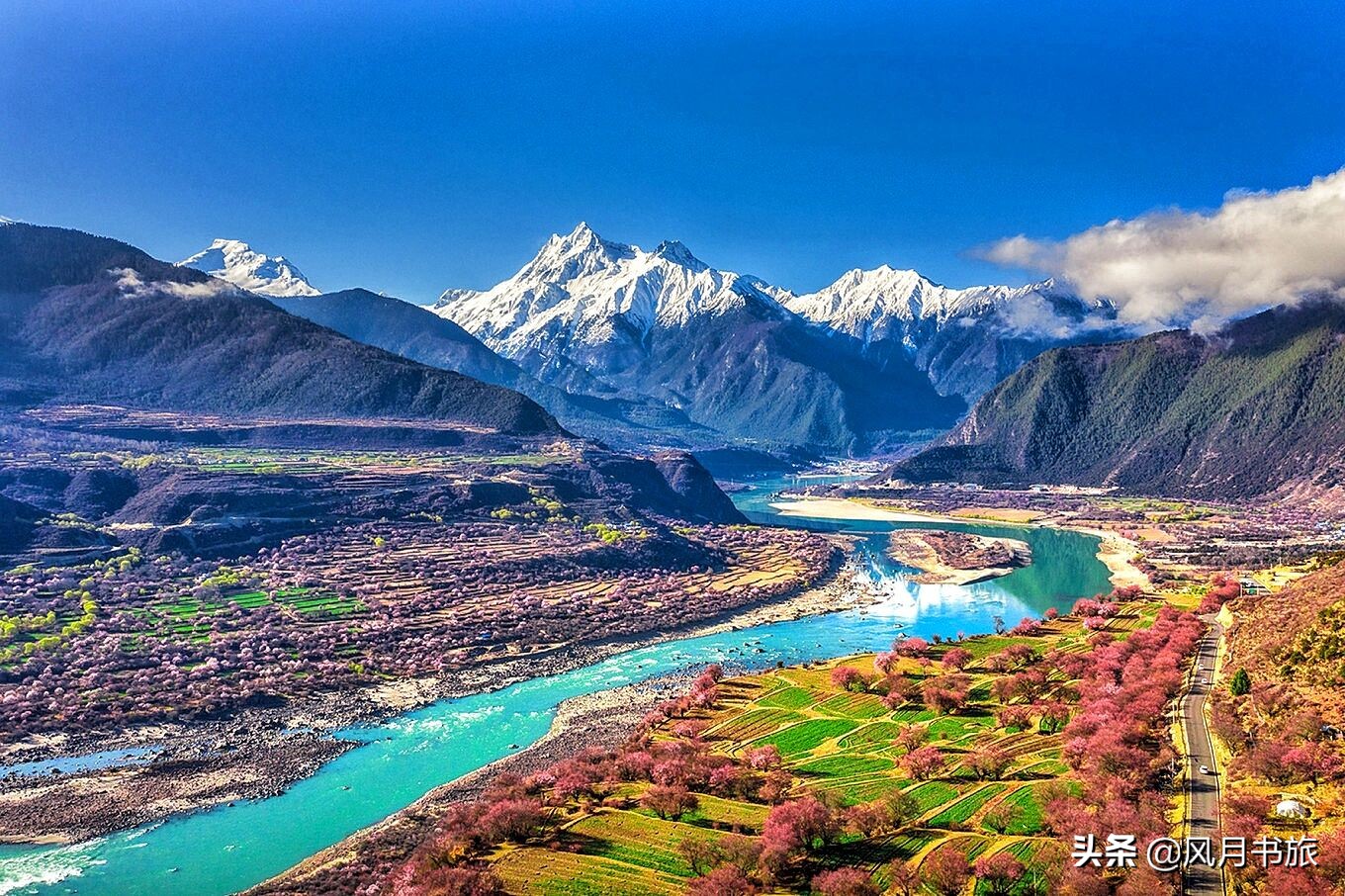 成都出发林芝旅游攻略图,金川梨花节自驾游五日线路图