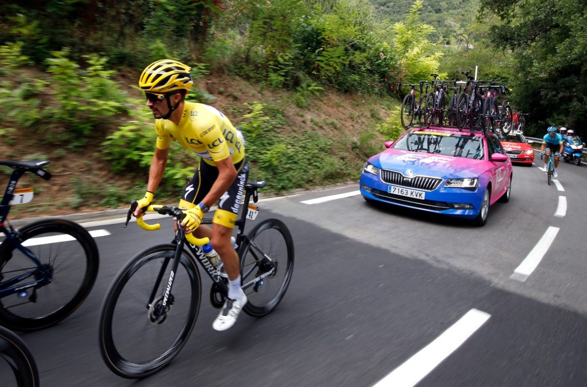 环法为啥用斯柯达汽车,斯柯达环法车队