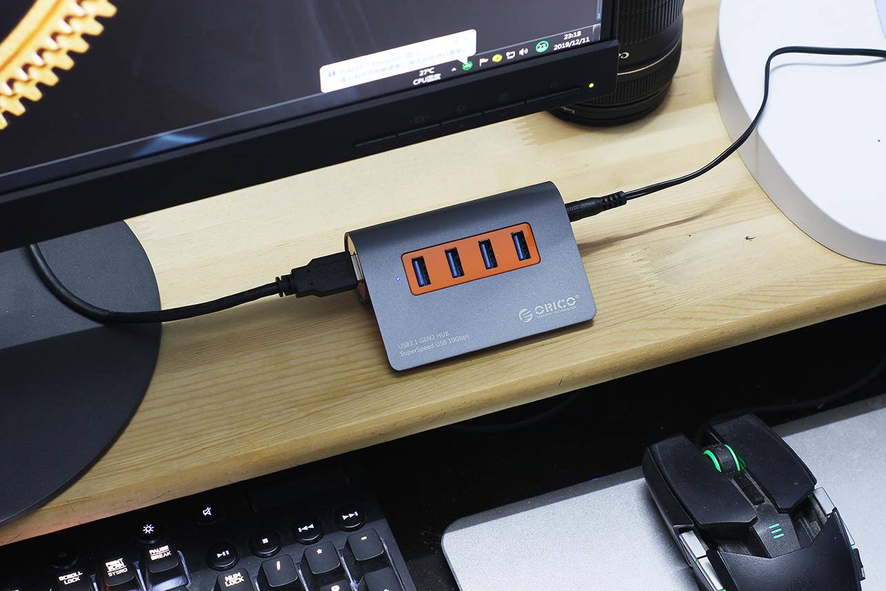 orico七口集线器,orico透明usb3.0集线器