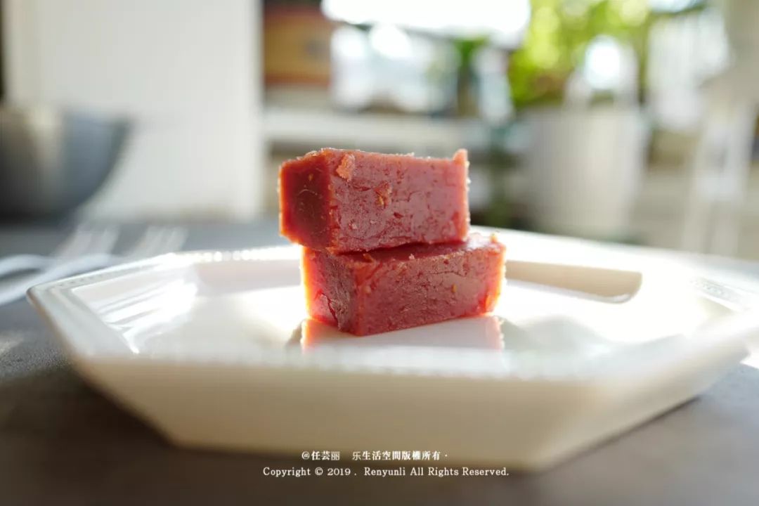 酸甜爽口的山楂糕,美味的山楂糕