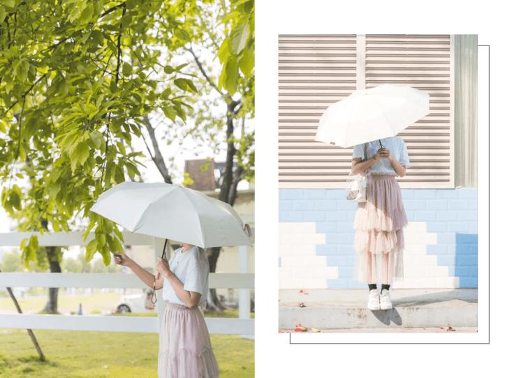 这才是全自动雨伞,自动收伞的懒人伞