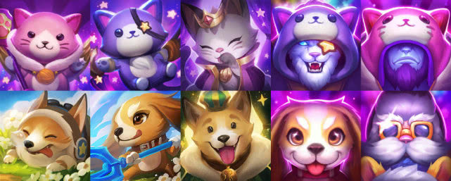 英雄联盟猫狗大战皮肤大全,英雄联盟情人节皮肤猫咪大招图案