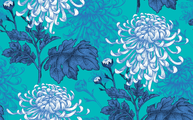 中国风墙绘素材图片国潮科技感,国潮风手绘背景墙