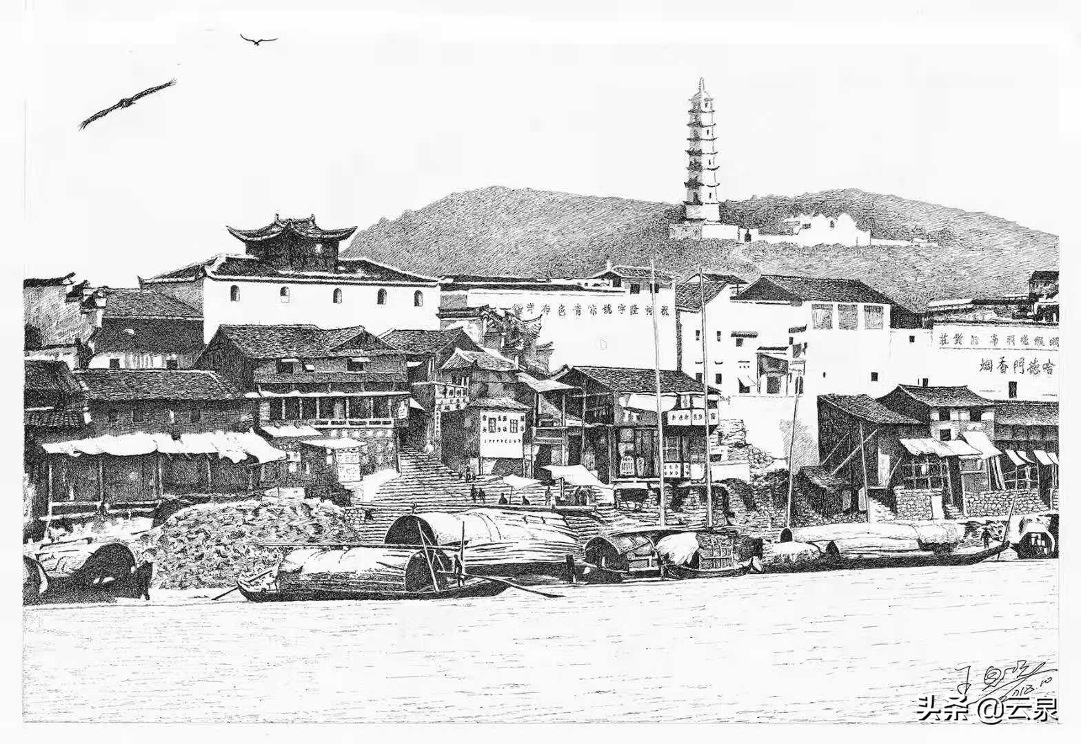 兰溪西门城楼介绍,金华市兰溪市西门城楼码头历史