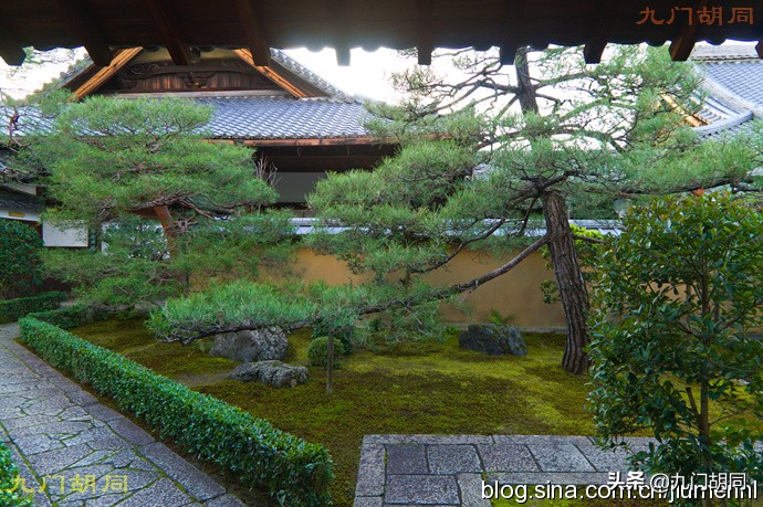 京都大德寺的庭院,织田信长墓地图片大全