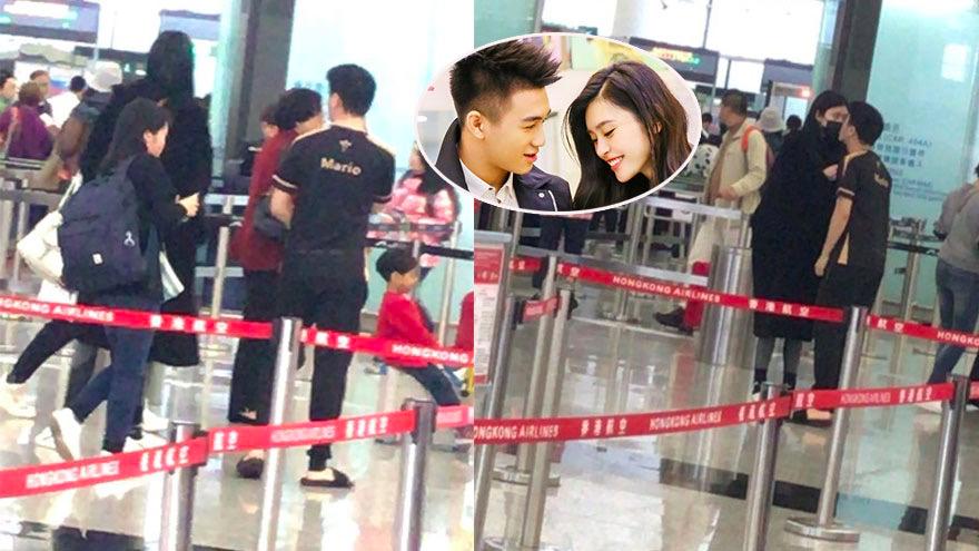 奚梦瑶何猷君香港机场,何猷君为奚梦瑶垫五个枕头