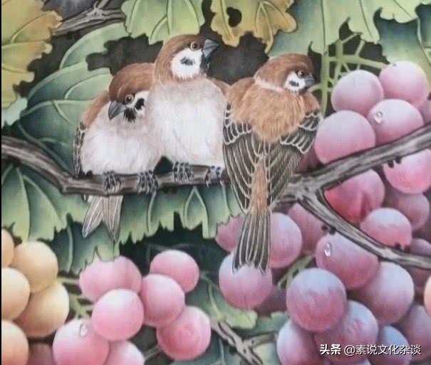 欧洲超写实画家挑战冷军,冷军大师画葡萄