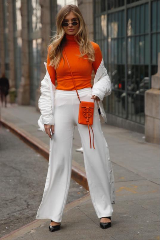 秋冬高级感穿搭淡粉色,奶油色系可爱的穿搭