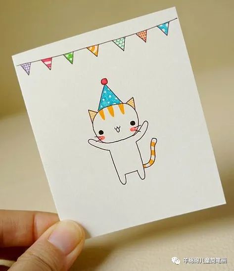 生日礼物手工贺卡happybirthday,过生日时生日贺卡的最好画法