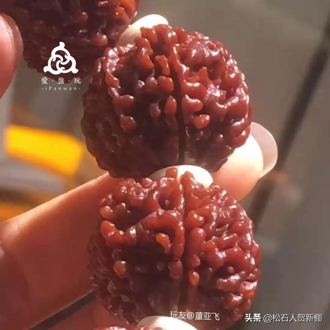菩提各种盘玩方法,21颗菩提根手串上手效果