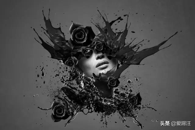 ps如何做成古风水墨晕染特效教程,ps设计复古烟雾效果人像海报教程