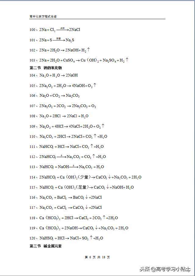 高中化学方程式万能配平方法视频,高中化学方程式配平与计算方法